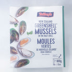 Mussels in half shell (Frozen) 1kg