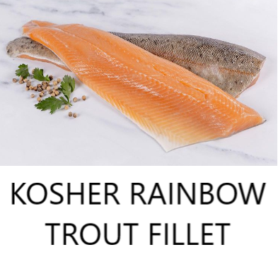Kosher Rainbow Trout fillets