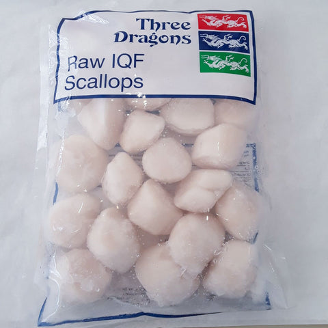 Frozen Roeless Scallops 1kg